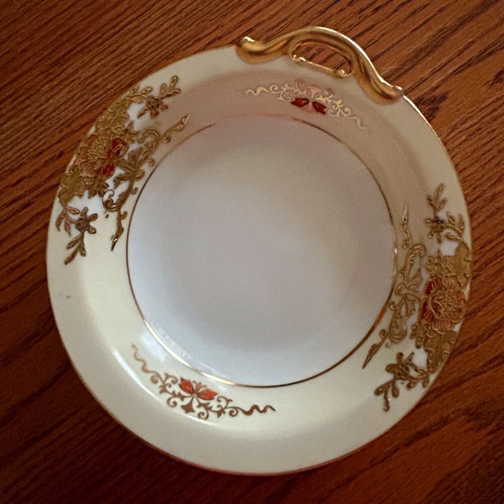Noritake Gold Gilt Lemon Dish